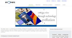 Desktop Screenshot of evolversgroup.com